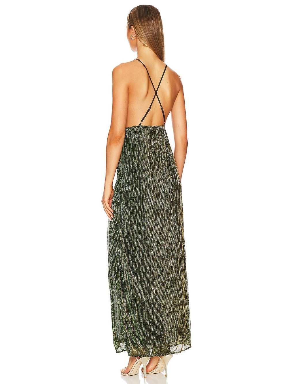 superdown revolve hailee high slit maxi dress Size Small - Picture 3 of 6